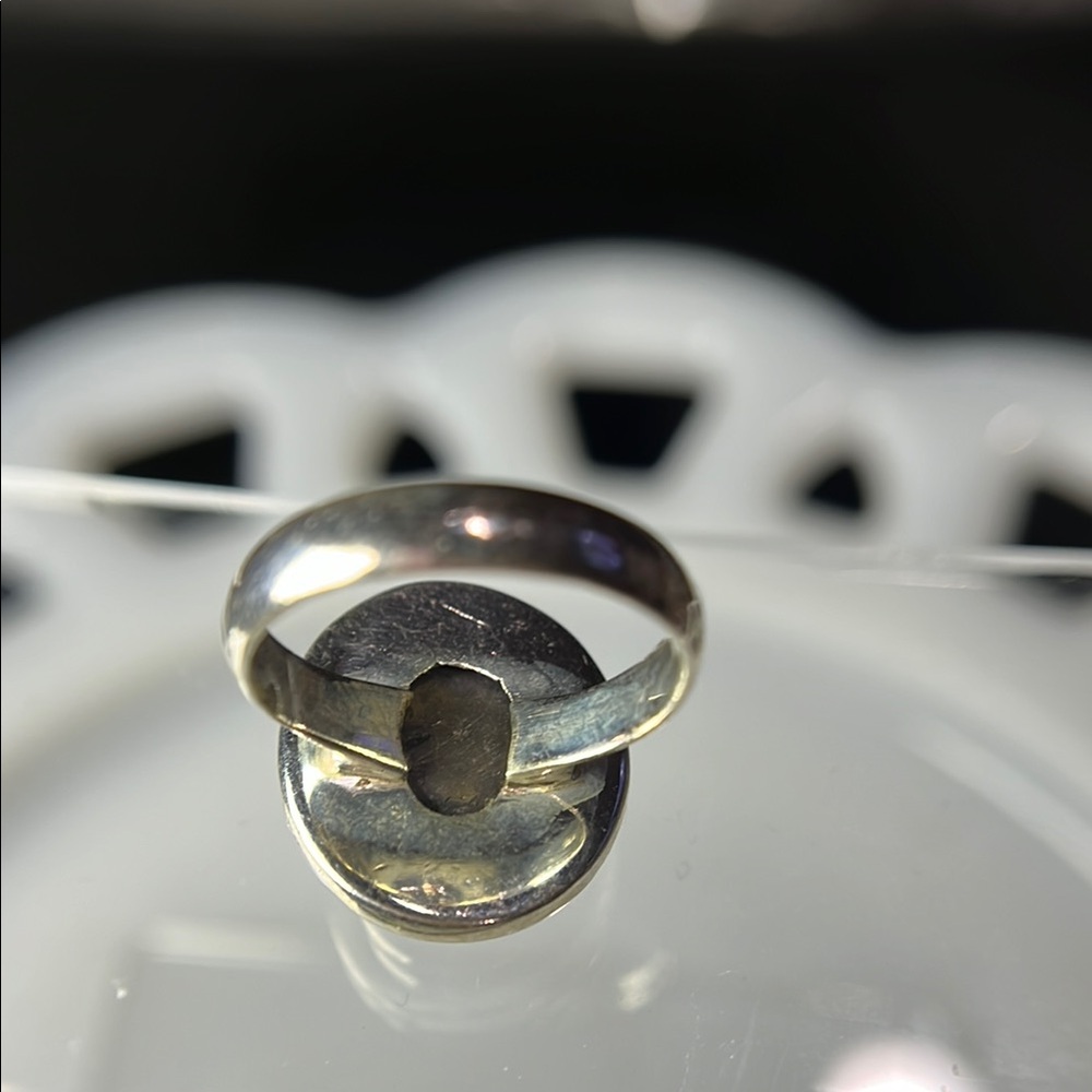 Star Ruby Gemstone Sterling Silver Ring - image 4